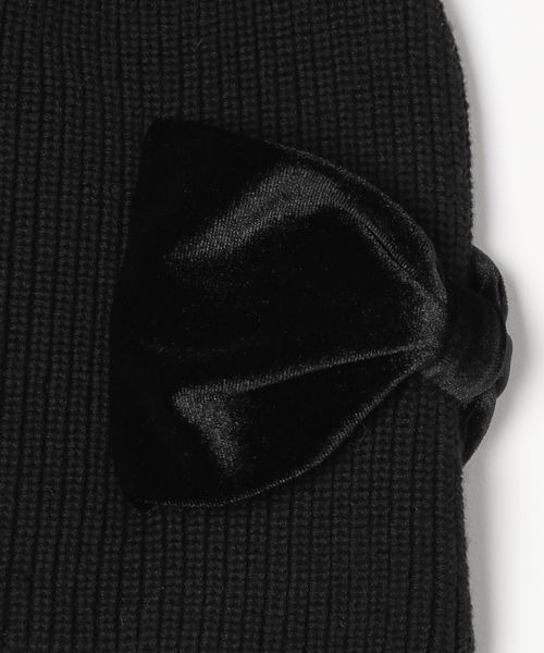 LOWRYS FARM（ローリーズファーム）の「モチーフニットワッチ　 138935（ニットキャップ/ビーニー・レディース・グレー/チャコールグレー/ブラック・FREE）」の8枚目の写真