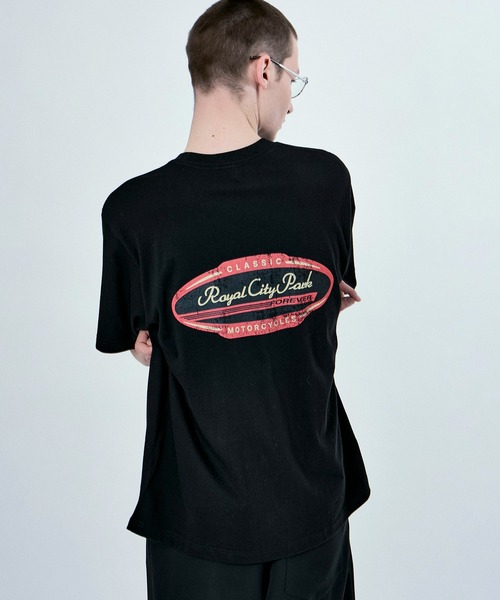 M TO R(ムウトアール)の「【ROYAL CITY PARK】MOTORCYCLE TEE(Tシャツ/カットソー・レディース・ブラック/レッド・L/M)」の20枚目の写真