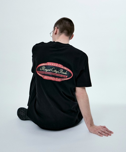 M TO R(ムウトアール)の「【ROYAL CITY PARK】MOTORCYCLE TEE(Tシャツ/カットソー・レディース・ブラック/レッド・L/M)」の18枚目の写真