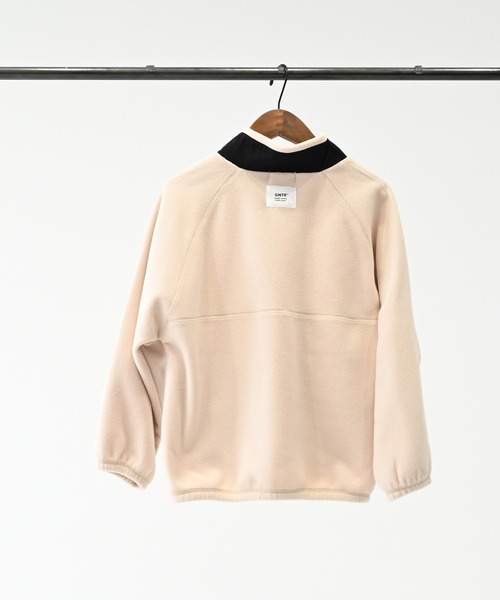 GENERATOR（ジェネレーター）の「ジェネレーター フリーススタンドカラーJK（その他アウター・キッズ・ブラック/ホワイト系その他2/トップグレー・M/L/XL）」の10枚目の写真