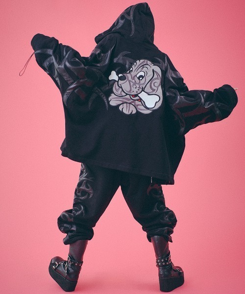 GALFY/ガルフィー/部族系ダブダブパーカー GALFY】部族系ダブダブパーカー | OUR BRAND,GALFY | PRESSING