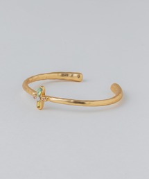 ANU(Ak)cross stone bangle - NXXg[oO(oO/Xgoh)