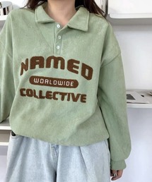 コーデュロイロゴトップス