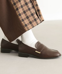 n'OrLABEL（ノアールレーベル）の「『プレートアクセントローファー』（ローファー）」