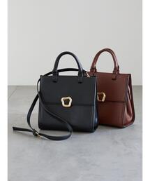 Te chichi | ポイントメタルスクエアハンドバッグ(ハンドバッグ)