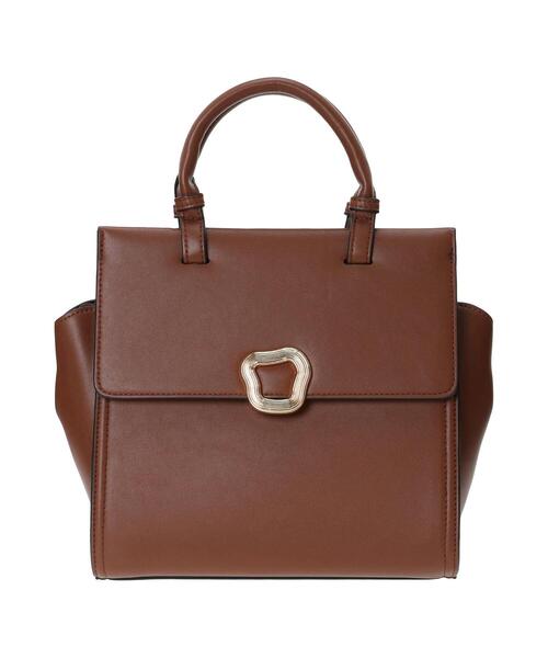 Te chichi（テチチ）の「ポイントメタルスクエアハンドバッグ（ハンドバッグ・レディース・ブラウン/ブラック・F）」の6枚目の写真