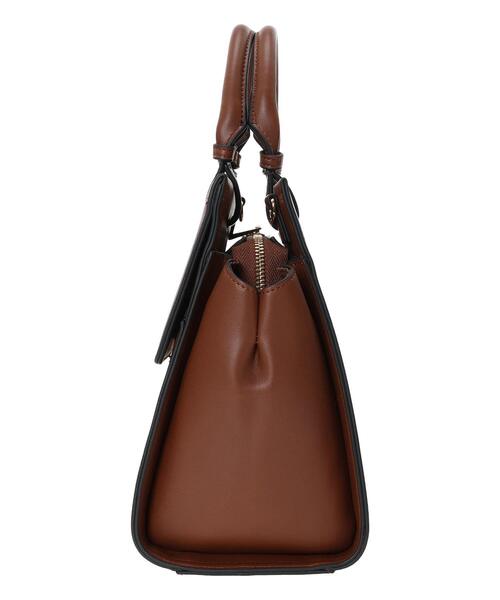 Te chichi（テチチ）の「ポイントメタルスクエアハンドバッグ（ハンドバッグ・レディース・ブラウン/ブラック・F）」の8枚目の写真