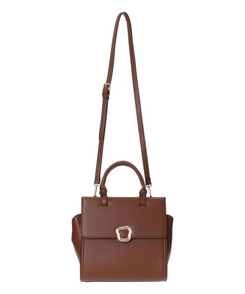 Te chichi（テチチ）の「ポイントメタルスクエアハンドバッグ（ハンドバッグ・レディース・ブラウン/ブラック・F）」の12枚目の写真