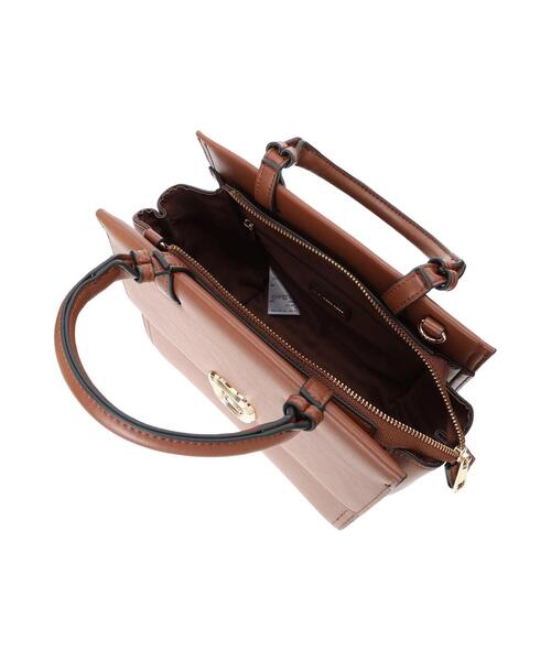 Te chichi（テチチ）の「ポイントメタルスクエアハンドバッグ（ハンドバッグ・レディース・ブラウン/ブラック・F）」の14枚目の写真