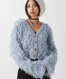 PAGEBOY | フェザーループショートカーディガン(カーディガン/ボレロ)