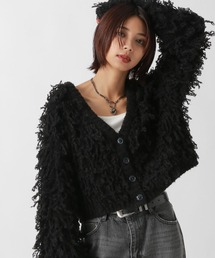 PAGEBOY | フェザーループショートカーディガン(カーディガン/ボレロ)