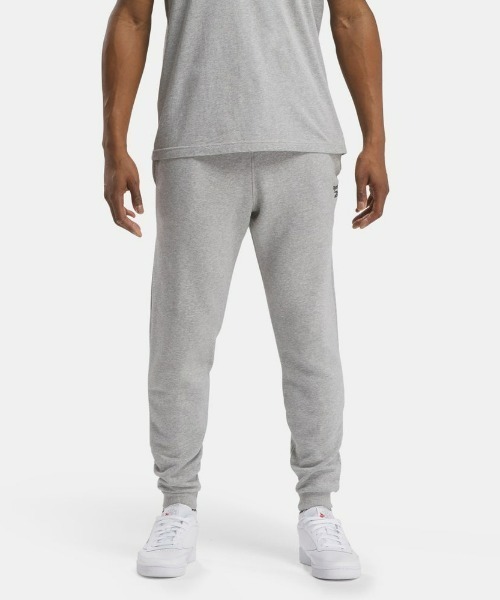 Reebok(リーボック)の「アイデンティティ スモール ロゴ フリース ジョガー / IDENTITY SMALL LOGO FLEECE JOGGER(その他パンツ・メンズ・グレー/ネイビー/ブラック・SMALL/X-LARGE/LARGE/XX-LARGE/XXX-LARGE/MEDIUM)」の3枚目の写真