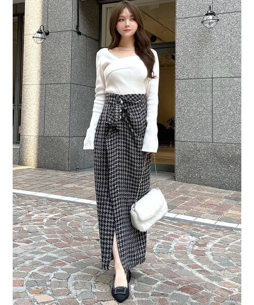 RESEXXY(リゼクシー)の「バックルツイードパンプス(パンプス・レディース・その他1/ブラック・LARGE/MEDIUM/SMALL)」の8枚目の写真