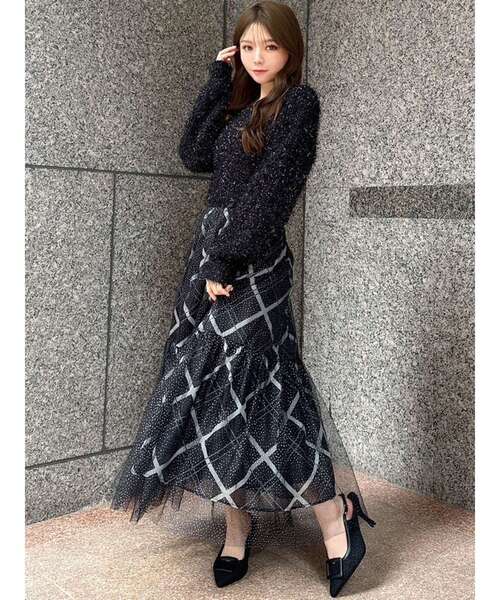 RESEXXY(リゼクシー)の「バックルツイードパンプス(パンプス・レディース・その他1/ブラック・LARGE/MEDIUM/SMALL)」の9枚目の写真