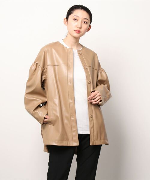 セール/ブランド古着】ノーカラージャケット（ノーカラージャケット  