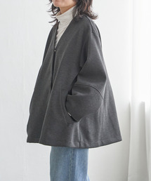 VENCEEXCHANGE | ダンボールポンチフレアジャケット(ノーカラージャケット)