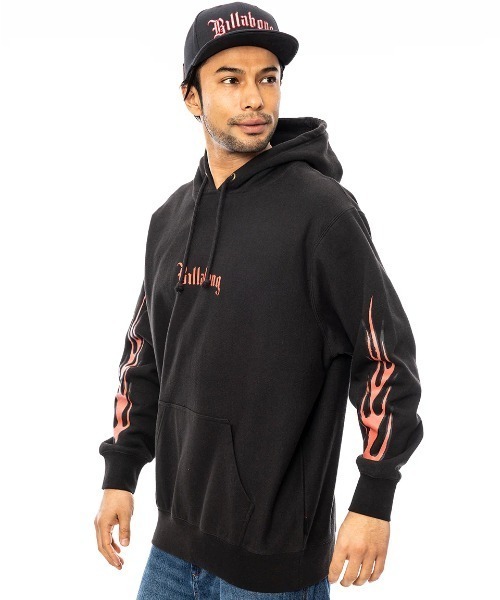 BILLABONG(ビラボン)の「BILLABONG メンズ IMMORTAL PARKA パーカー 【2024年秋冬モデル】/ビラボンロゴヘビーウェイトプルオーバーパーカー(パーカー・メンズ・ブラック/グレー系その他・MEDIUM/LARGE/X-LARGE)」の3枚目の写真