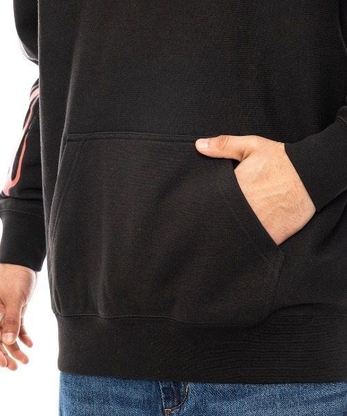 BILLABONG(ビラボン)の「BILLABONG メンズ IMMORTAL PARKA パーカー 【2024年秋冬モデル】/ビラボンロゴヘビーウェイトプルオーバーパーカー(パーカー・メンズ・ブラック/グレー系その他・MEDIUM/LARGE/X-LARGE)」の8枚目の写真