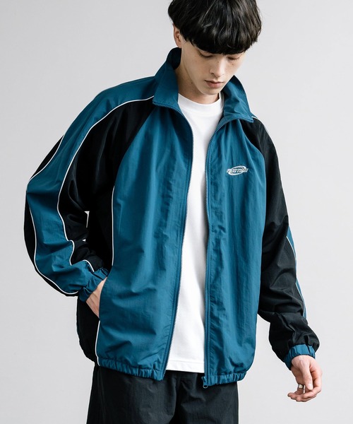 裏フリース オーバーサイズ胸刺繍ナイロンジャケット（ナイロンジャケット）｜Rocky Monroe（ロッキーモンロー）