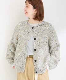 B.C STOCK | 《追加2》ポコポコヤーンミックス2WAYカーディガン(ニット/セーター)