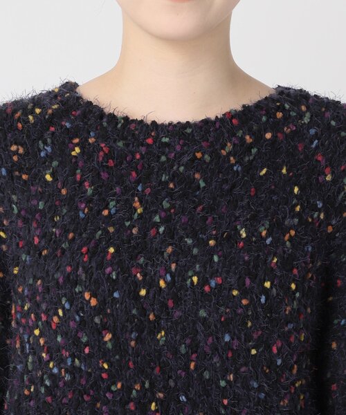 B.C STOCK(ベーセーストック)の「《追加2》ポコポコヤーンミックス2WAYカーディガン(ニット/セーター・レディース・ホワイト/ネイビー/チャコールグレー・FREE)」の17枚目の写真