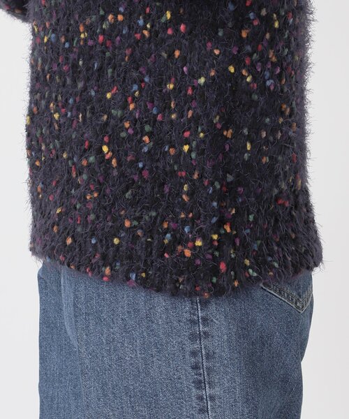 B.C STOCK(ベーセーストック)の「《追加2》ポコポコヤーンミックス2WAYカーディガン(ニット/セーター・レディース・ホワイト/ネイビー/チャコールグレー・FREE)」の21枚目の写真