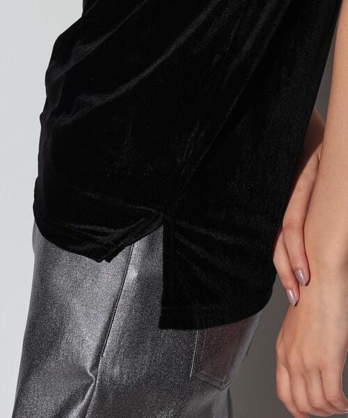 GALLEST（ギャレスト）の「◆シアーベロアタンクトップ（タンクトップ・レディース・ベージュ/ブラック/アイボリー・38）」の9枚目の写真