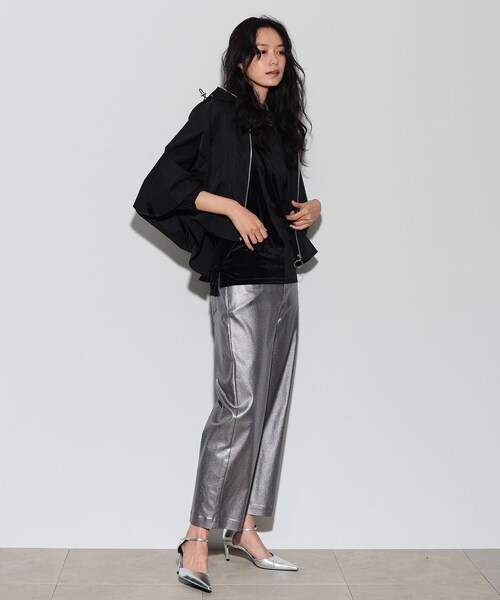 GALLEST（ギャレスト）の「◆シアーベロアタンクトップ（タンクトップ・レディース・ベージュ/ブラック/アイボリー・38）」の11枚目の写真