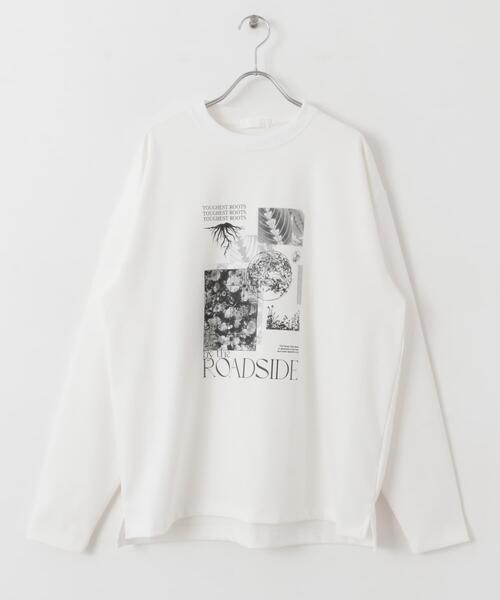 SENSE OF PLACE by URBAN RESEARCH（センスオブプレイスバイアーバンリサーチ）の「ポンチグラフィックロングスリーブTシャツ A（Tシャツ/カットソー・メンズ・グレー/ブラック/ホワイト・MEDIUM/LARGE）」の22枚目の写真