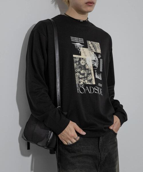 SENSE OF PLACE by URBAN RESEARCH（センスオブプレイスバイアーバンリサーチ）の「ポンチグラフィックロングスリーブTシャツ A（Tシャツ/カットソー・メンズ・グレー/ブラック/ホワイト・MEDIUM/LARGE）」の20枚目の写真