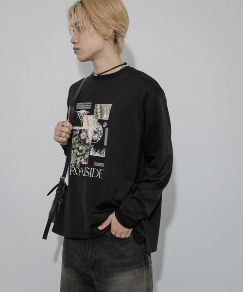 SENSE OF PLACE by URBAN RESEARCH（センスオブプレイスバイアーバンリサーチ）の「ポンチグラフィックロングスリーブTシャツ A（Tシャツ/カットソー・メンズ・グレー/ブラック/ホワイト・MEDIUM/LARGE）」の18枚目の写真