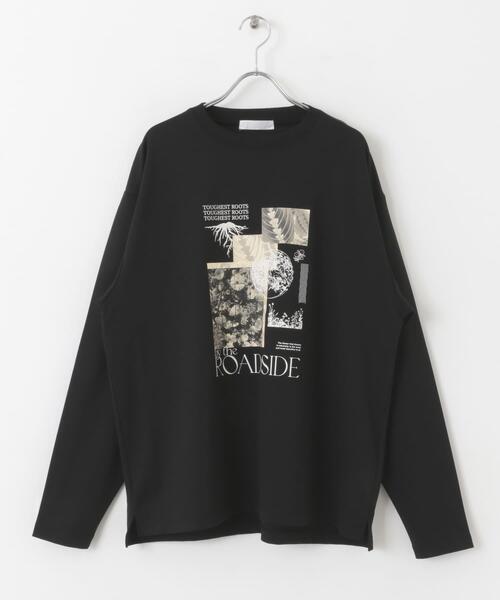 SENSE OF PLACE by URBAN RESEARCH（センスオブプレイスバイアーバンリサーチ）の「ポンチグラフィックロングスリーブTシャツ A（Tシャツ/カットソー・メンズ・グレー/ブラック/ホワイト・MEDIUM/LARGE）」の15枚目の写真