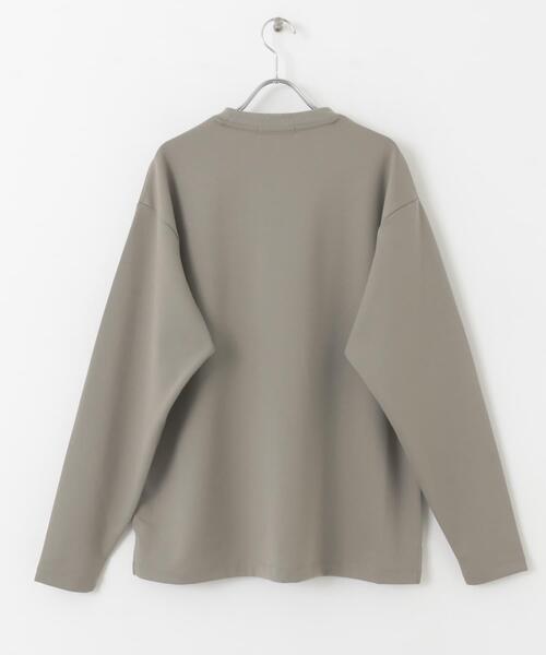 SENSE OF PLACE by URBAN RESEARCH（センスオブプレイスバイアーバンリサーチ）の「ポンチグラフィックロングスリーブTシャツ A（Tシャツ/カットソー・メンズ・グレー/ブラック/ホワイト・MEDIUM/LARGE）」の6枚目の写真