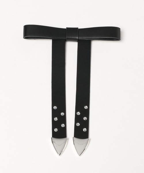 HARE（ハレ）の「デザインリボンタイ(HARE)（ブローチ/コサージュ・レディース・ブラック・FREE）」の8枚目の写真