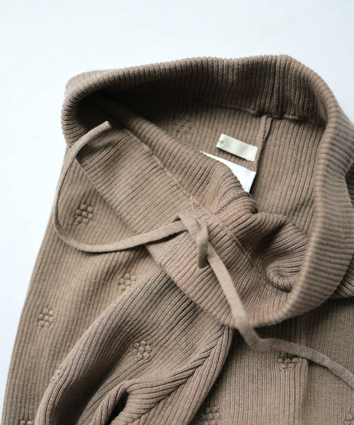 Crisp（クリスプ）の「フラワーフリルニットパンツ（その他パンツ・レディース・アイボリー/ブラウン・FREE）」の20枚目の写真