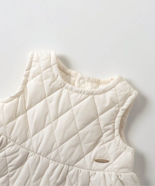 apres les cours（アプレレクール）の「キルティングベビージャンスカ（その他ベビーウェア・キッズ・アイボリー・70）」の3枚目の写真