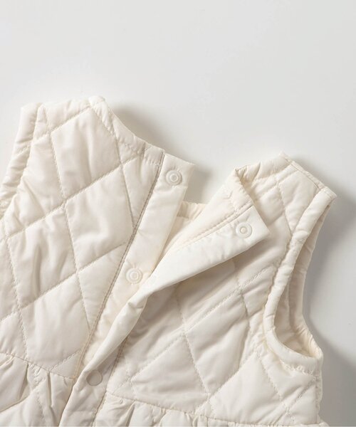 apres les cours（アプレレクール）の「キルティングベビージャンスカ（その他ベビーウェア・キッズ・アイボリー・70）」の5枚目の写真