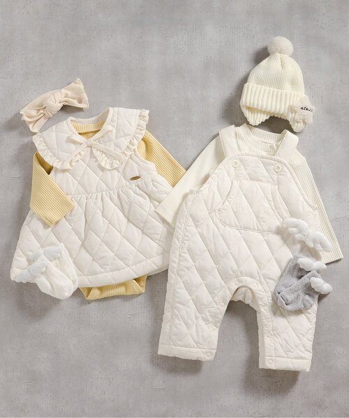 apres les cours（アプレレクール）の「キルティングベビージャンスカ（その他ベビーウェア・キッズ・アイボリー・70）」の9枚目の写真
