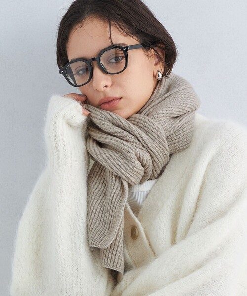 Johnstons of Elgin グレー マフラー Johnstons of Elgin 100%カシミヤ マフラー ライトグレー - メルカリ