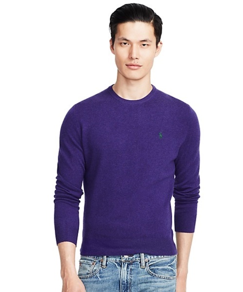 POLO RALPH LAUREN（ポロ ラルフ ローレン）の「メリノウール クルーネックセーター（ニット/セーター・メンズ・レッド/ダークグレー/パープル/ブルー/グレー/ブラウン系1・X-SMALL/XX-LARGE/LARGE/MEDIUM/X-LARGE/SMALL）」の5枚目の写真