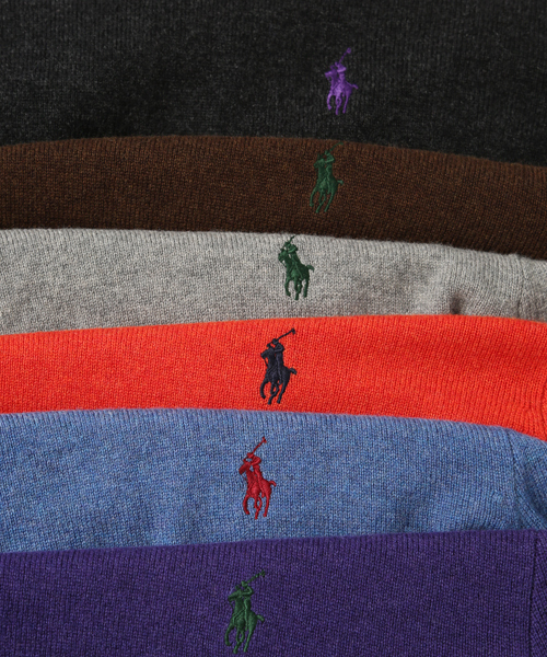POLO RALPH LAUREN（ポロ ラルフ ローレン）の「メリノウール クルーネックセーター（ニット/セーター・メンズ・レッド/ダークグレー/パープル/ブルー/グレー/ブラウン系1・X-SMALL/XX-LARGE/LARGE/MEDIUM/X-LARGE/SMALL）」の12枚目の写真