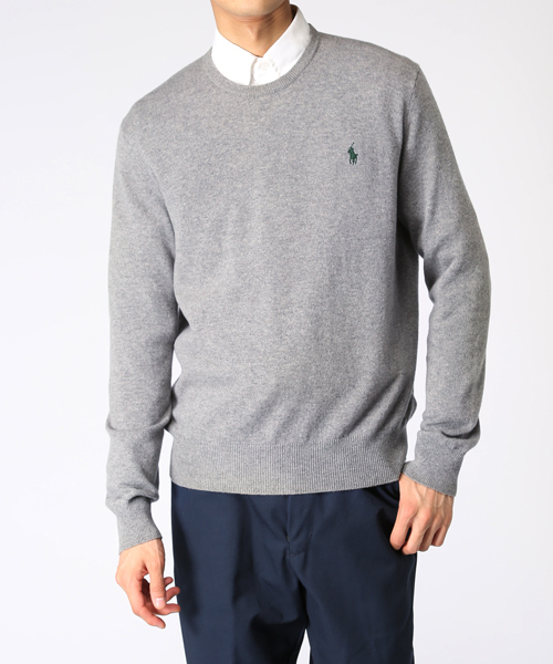 POLO RALPH LAUREN（ポロ ラルフ ローレン）の「メリノウール クルーネックセーター（ニット/セーター・メンズ・レッド/ダークグレー/パープル/ブルー/グレー/ブラウン系1・X-SMALL/XX-LARGE/LARGE/MEDIUM/X-LARGE/SMALL）」の13枚目の写真