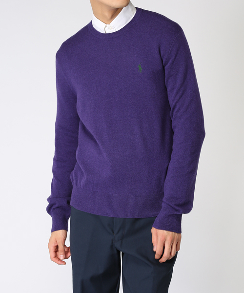 POLO RALPH LAUREN（ポロ ラルフ ローレン）の「メリノウール クルーネックセーター（ニット/セーター・メンズ・レッド/ダークグレー/パープル/ブルー/グレー/ブラウン系1・X-SMALL/XX-LARGE/LARGE/MEDIUM/X-LARGE/SMALL）」の16枚目の写真