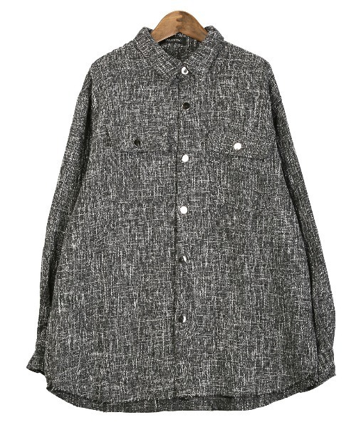 セール】ツイードオーバーシャツジャケット（ブルゾン）｜LUXSTYLE