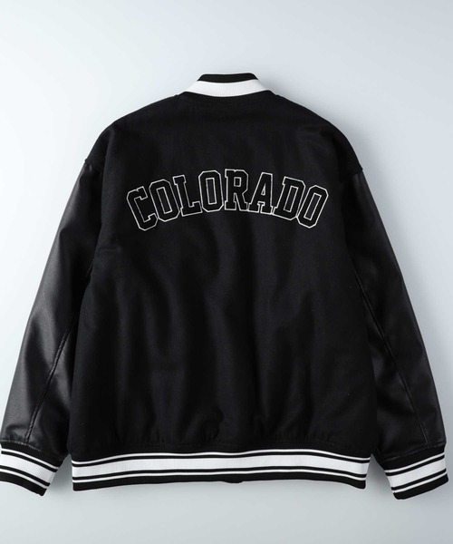 Right-on（ライトオン）の「【BIKE】ウールメルトン中綿スタジャン（スタジャン・メンズ・ブラック/ネイビー/グリーン・M/L/XL）」の11枚目の写真