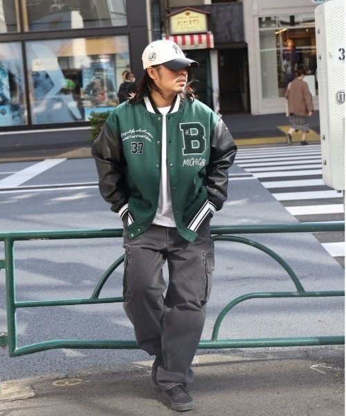 BIKE】ウールメルトン中綿スタジャン（スタジャン）｜Right-on（ライト