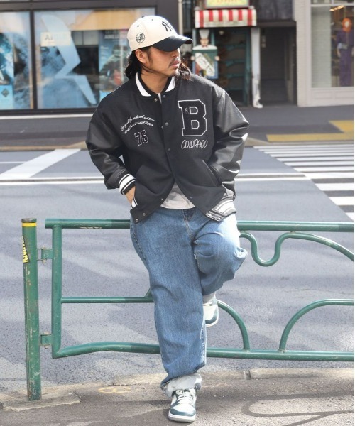 BIKE】ウールメルトン中綿スタジャン（スタジャン）｜Right-on（ライト