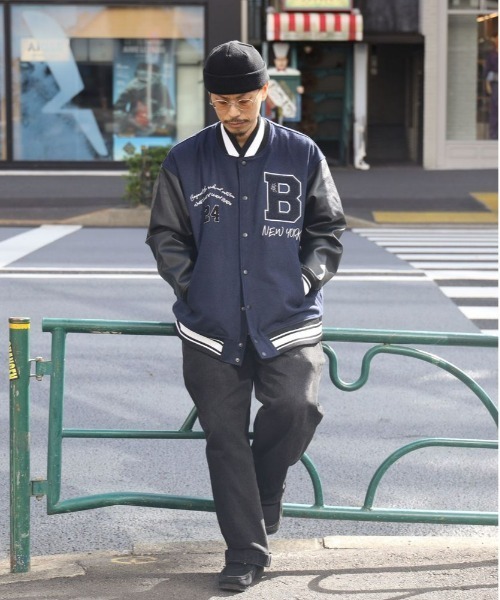 BIKE】ウールメルトン中綿スタジャン（スタジャン）｜Right-on（ライト