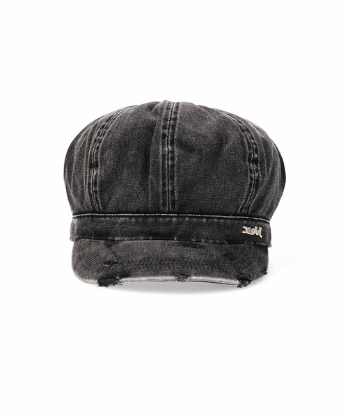X-girl（エックスガール）の「FADED CASQUETTE（キャスケット・レディース・ブラック/ベージュ・ONE SIZE）」の17枚目の写真