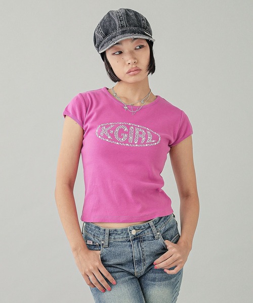 X-girl（エックスガール）の「FADED CASQUETTE（キャスケット・レディース・ブラック/ベージュ・ONE SIZE）」の11枚目の写真